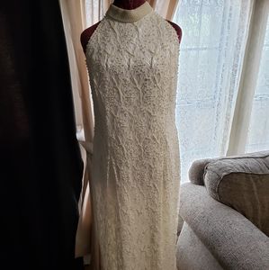 Lace wedding dress sz 18